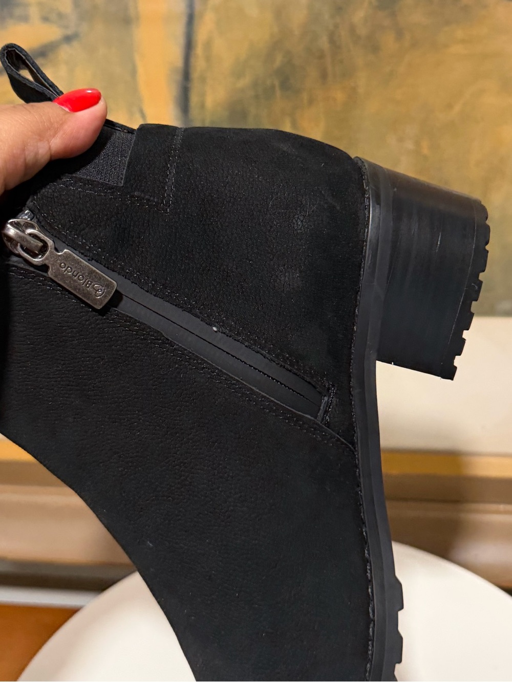 🌸BLONDO🌸 Shyne Waterproof Bootie In Black Size: 9M - Picture 13 of 15